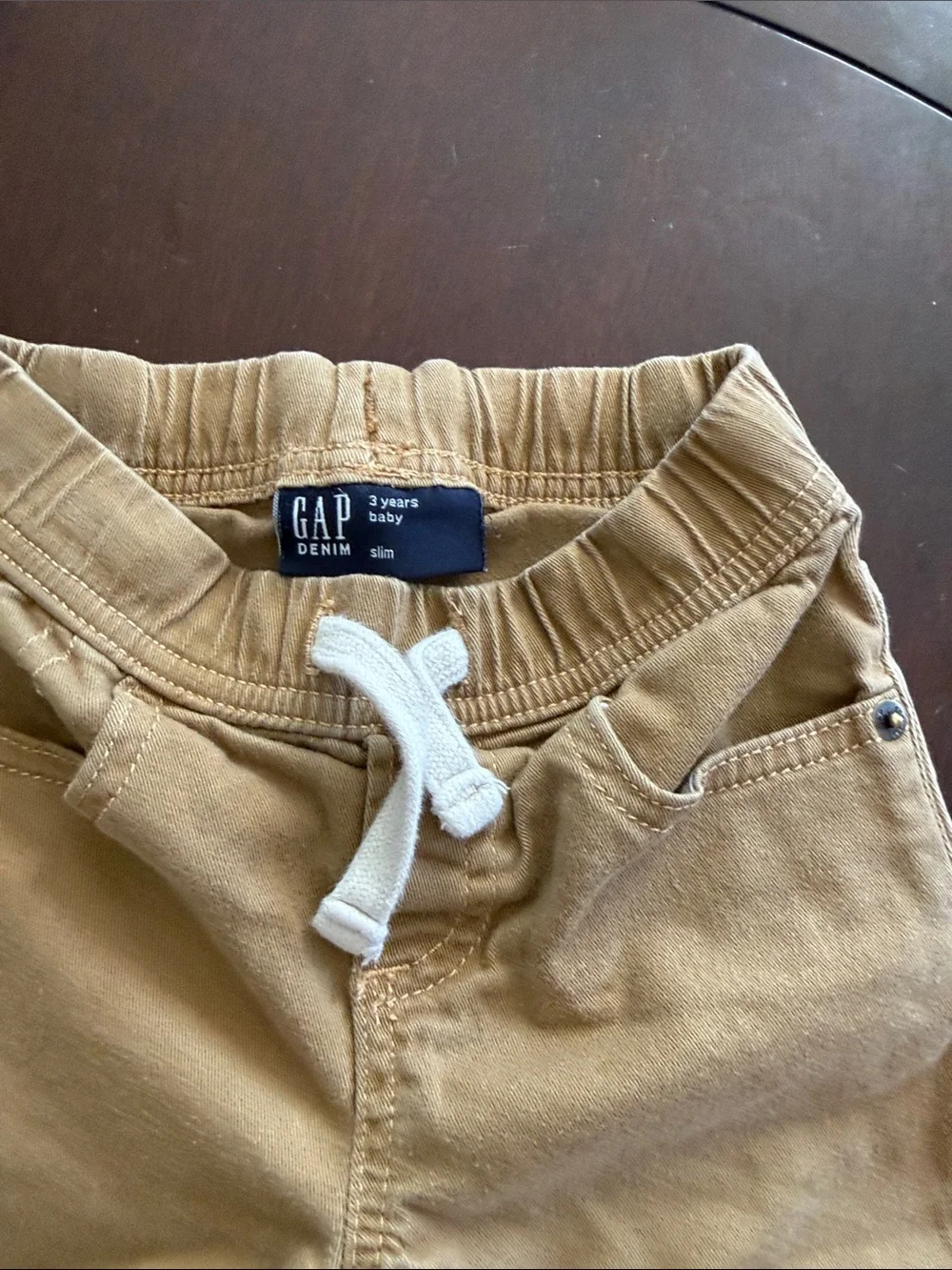 GAP Boys Tan Pull-On Drawstring Pants